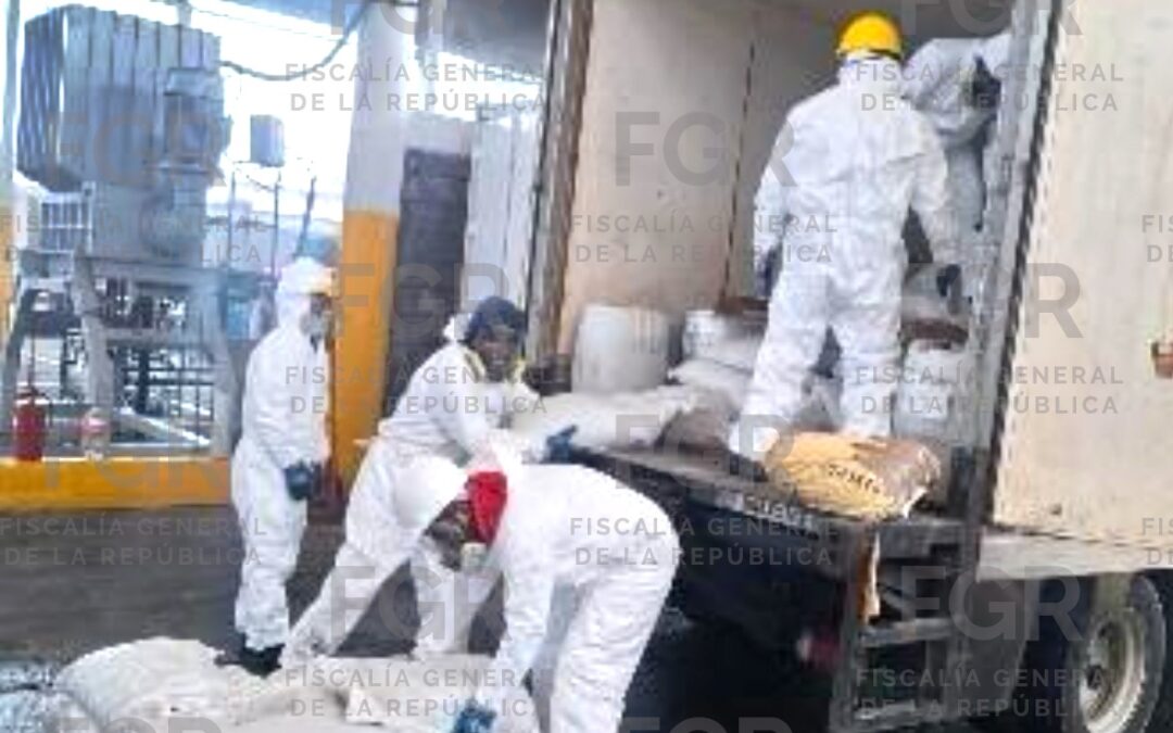 FGR INCINERA MÁS DE TRES TONELADAS Y MÁS DE TRES MIL LITROS DE PRECURSORES QUÍMICOS