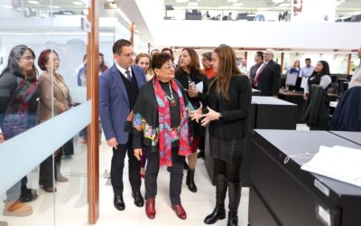 RECORRE ERNESTINA GODOY DIVERSAS ÁREAS DE INMUEBLE SEDE DE LA FGR