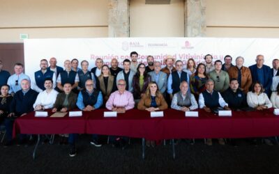 TRABAJA GOBIERNO DE MARINA DEL PILAR CON SECTORES CLAVE Y PLAN INTEGRAL PARA FORTALECER EL VALLE DE GUADALUPE